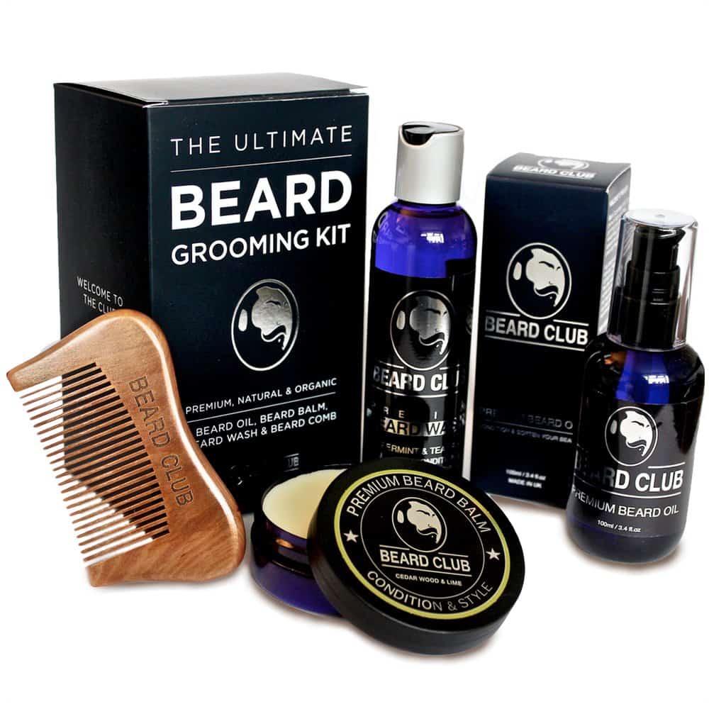 Il Kit Definitivo Per la Cura Della Barba – Il Set Regalo Include Olio da Barba, Balsamo per Barbe, Shampoo per Barbe, Pettine la Barba – Per Gli Uomini Che Amano Prendersi Cura Della Loro Barba