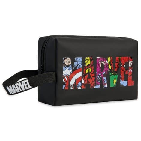 Trousse maschile Marvel – Beauty case viaggio con zip e morbido borsellino – Accessorio regalo speciale.