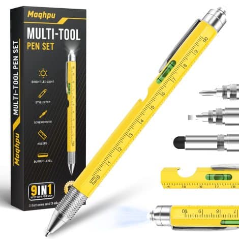 Regalo multifunzione 9 in 1 per lui, ideale per Natale e compleanni di uomini.