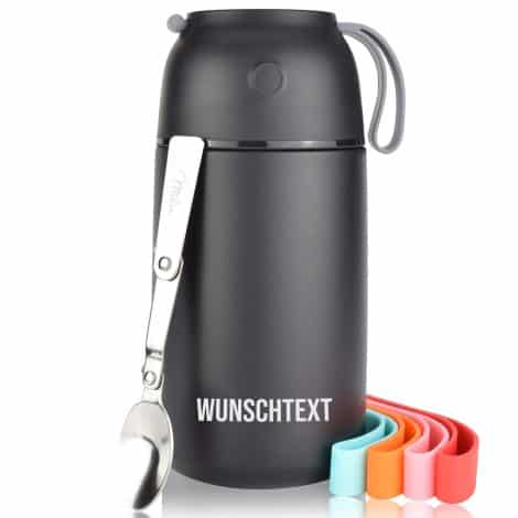 Milu® – Bottiglia termica con messaggio da 450 ml, 650 ml o 800 ml, regalo personalizzato per Natale, per tutti.