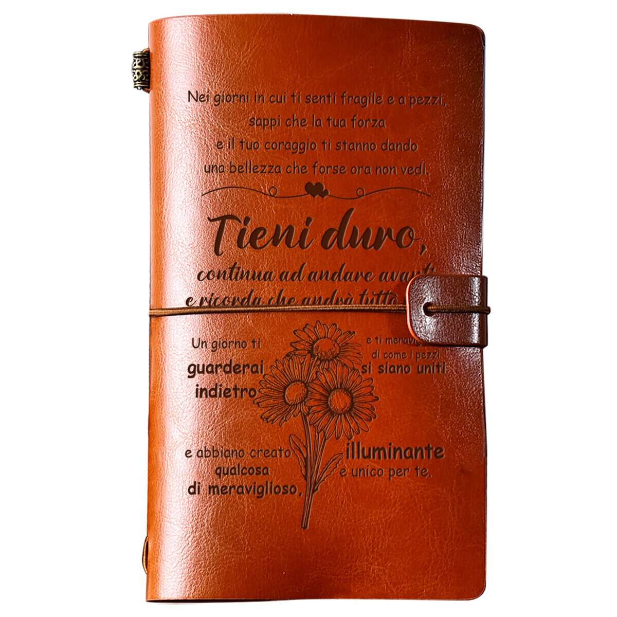 Funnli Regalo Donna, Regalo Amica Diario in Pelle, Diario di Viaggio con Taccuino 140 Pagine, Regali d'ispirazione di Amicizia per le Donne, Regalo Amica Compleanno, Ringraziamento, Natale