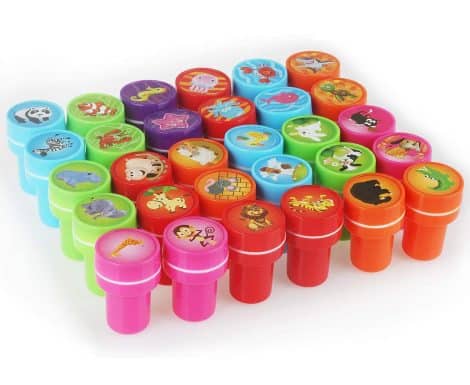 Timbri Animali Annhao: divertenti sigilli in forme di animali, perfetti per compleanni e regali per bambini.