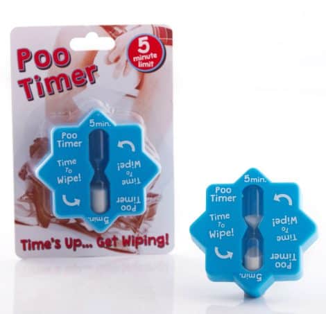 Timer per il bagno Boxer Gifts | Misura il tuo tempo in toilette | Regalo divertente per uomini.