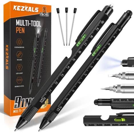 Kit multifunzione 9 in 1 per uomo, perfetto regalo di Natale per lui.