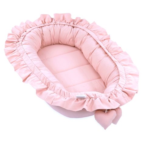 Nestino per neonato Totsy in cotone 90X50 – riduttore per lettino o culla rosa.