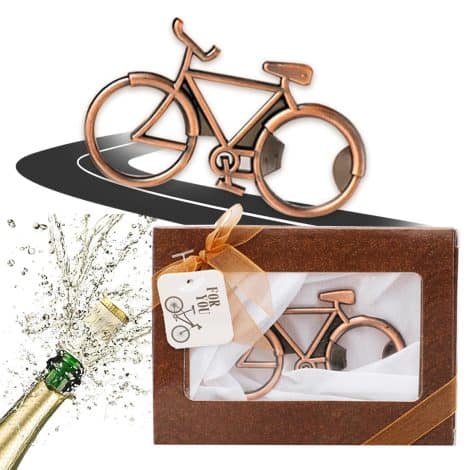 Apriscatole Bicicletta Retro, Accessori Gadget Bici, confezione regalo unica per gli amanti della birra. Idee regalo per amici, mariti, ciclisti.