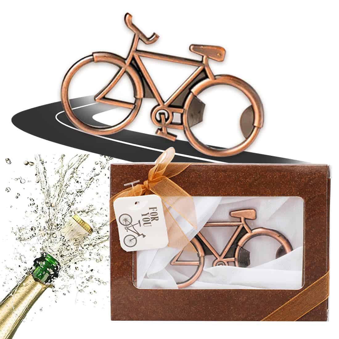 Apribottiglie Bicicletta Vintage, Accessori Gadget Bicicletta, Amanti Birra Confezione Regalo Originale, Idee Regali per Amico, Uomo Marito, Ciclisti, Valentino Natale Compleanno ​Fidanzato Festa Papà