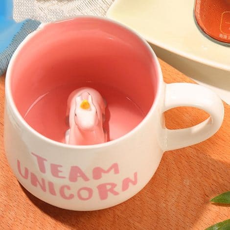 Tazza 3D Unicorno da regalare a donne, ragazze e fidanzate per compleanni e occasioni speciali.
