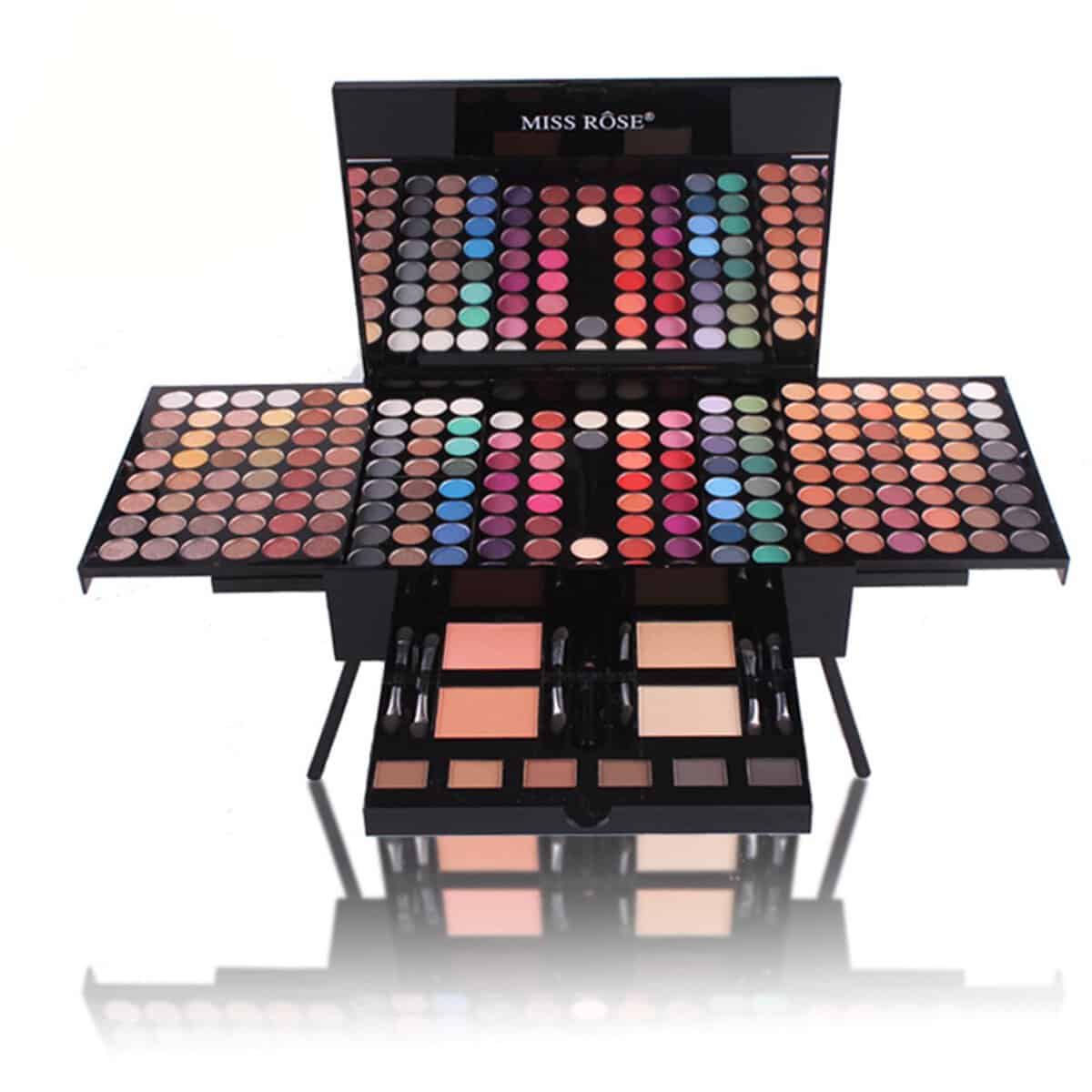 CHSEEO Kit Completo, Trousse Set Palette di Ombretti Make Up Cosmetics Tavolozza Trucco Occhi Valigetta per Cosmetici - Idea Regalo, Trousse Trucchi Donna, Trucchi Essence #2