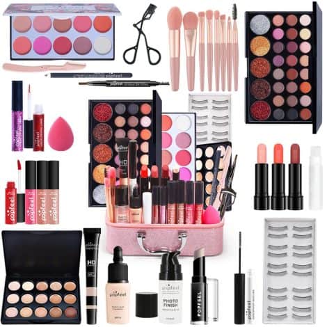 Kit professionale di trucchi per donna, sconto speciale, MKNZOME: set trucco completo per regalo di Natale e compleanno.