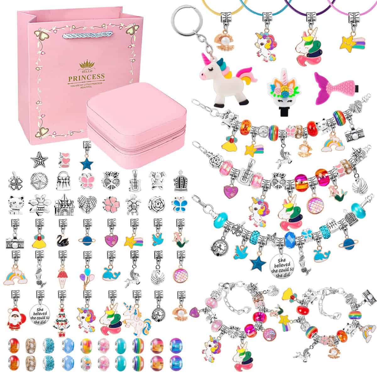Kit Braccialetti fai da te Regalo Bambina Ragazza 5 - 12 Anni Femmina