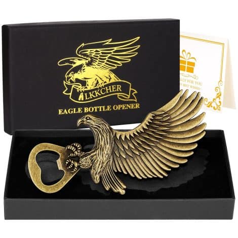 Apribirra Aquila LKKCHER: il regalo perfetto per compleanni, San Valentino, festa del papà, Natale e fidanzati.