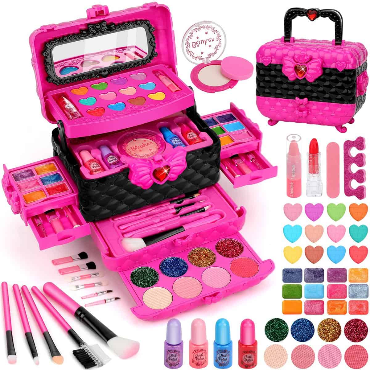 Trucchi Bambina Regalo Bambina Giocattoli - Trousse Valigetta Trucchi Bambina Giochi Per Bambini Trucco Halloween Regali Natale Bambini Giocattoli Bambina Regalo Bambina 3 4 5 6 7 8 Anni
