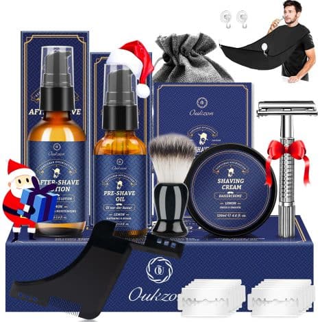 Kit completo per il cura della barba per uomo, un regalo perfetto per lui e papà.