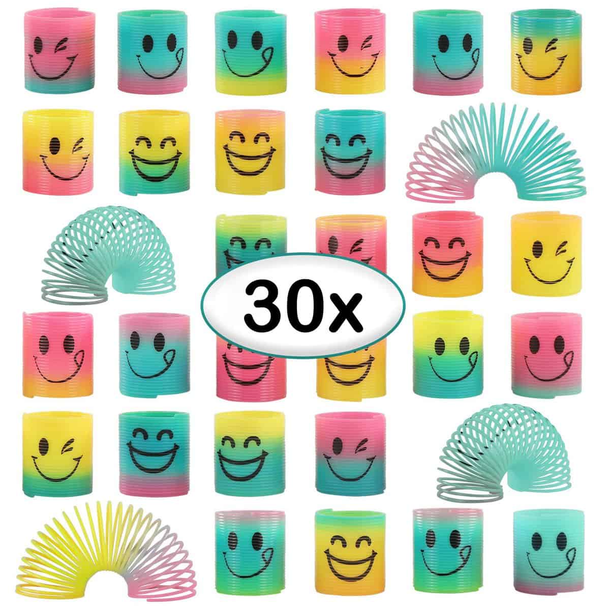 Molle giocattolo arcobaleno, 30 pezzi, regalo per compleanno bambini, sacchetto sorpresa
