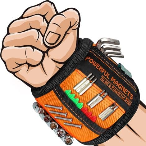 Bracciale magnetico uomo – Idee regalo originali per Natale, compleanno, San Valentino, Festa del Papà, Calendario Avvento.