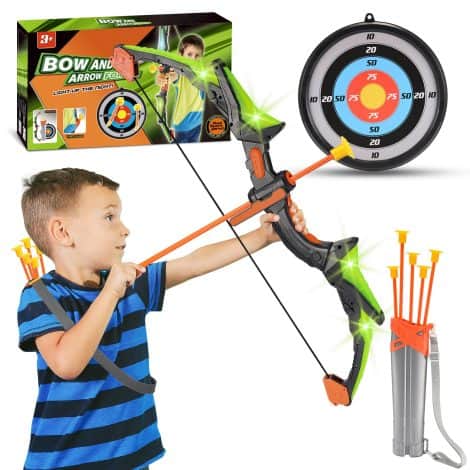 Freccia e Arco per Bambini EUCOCO: Divertenti Giochi All’aperto per Ragazzi di 5-10 Anni.