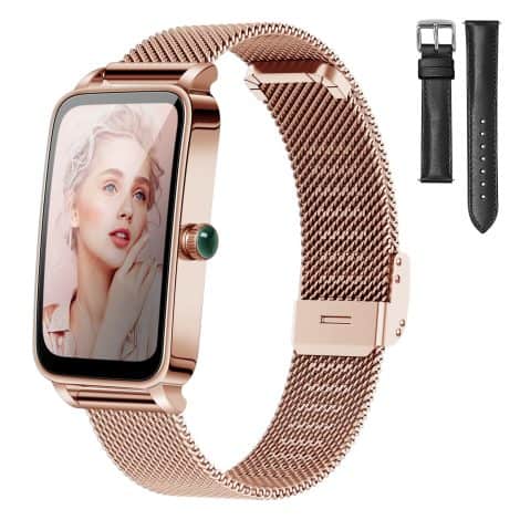 Smartwatch BOCLOUD per donna e uomo, 12 modalità sportive, impermeabile IP68, con monitoraggio ossigeno nel sangue e sonno. Compatibile con iOS e Android.