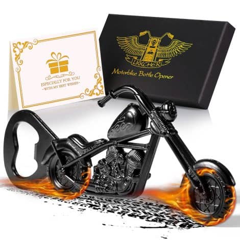 Apribottiglie Moto Chopper, Regali Uomo: Natale, Compleanno, Festa del Papà, Natale. Marito, Fidanzato, Amante Moto.