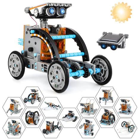 Robot Solare Weinsamkeit, Kit Robot solare STEM con 13 esperimenti scientifici per regali educativi ai bambini di età 8-13 anni.