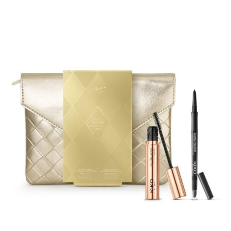 Set Regalo per gli Occhi KIKO Milano Holiday Première Black Duo | Mascara Volumizzante e Matita Nera