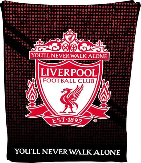 Coperta in pile morbida Liverpool Football Crest, ideale per il divano, il viaggio e come regalo per uomini, bambini e teenager. Dimensioni: 100 x 150 cm.