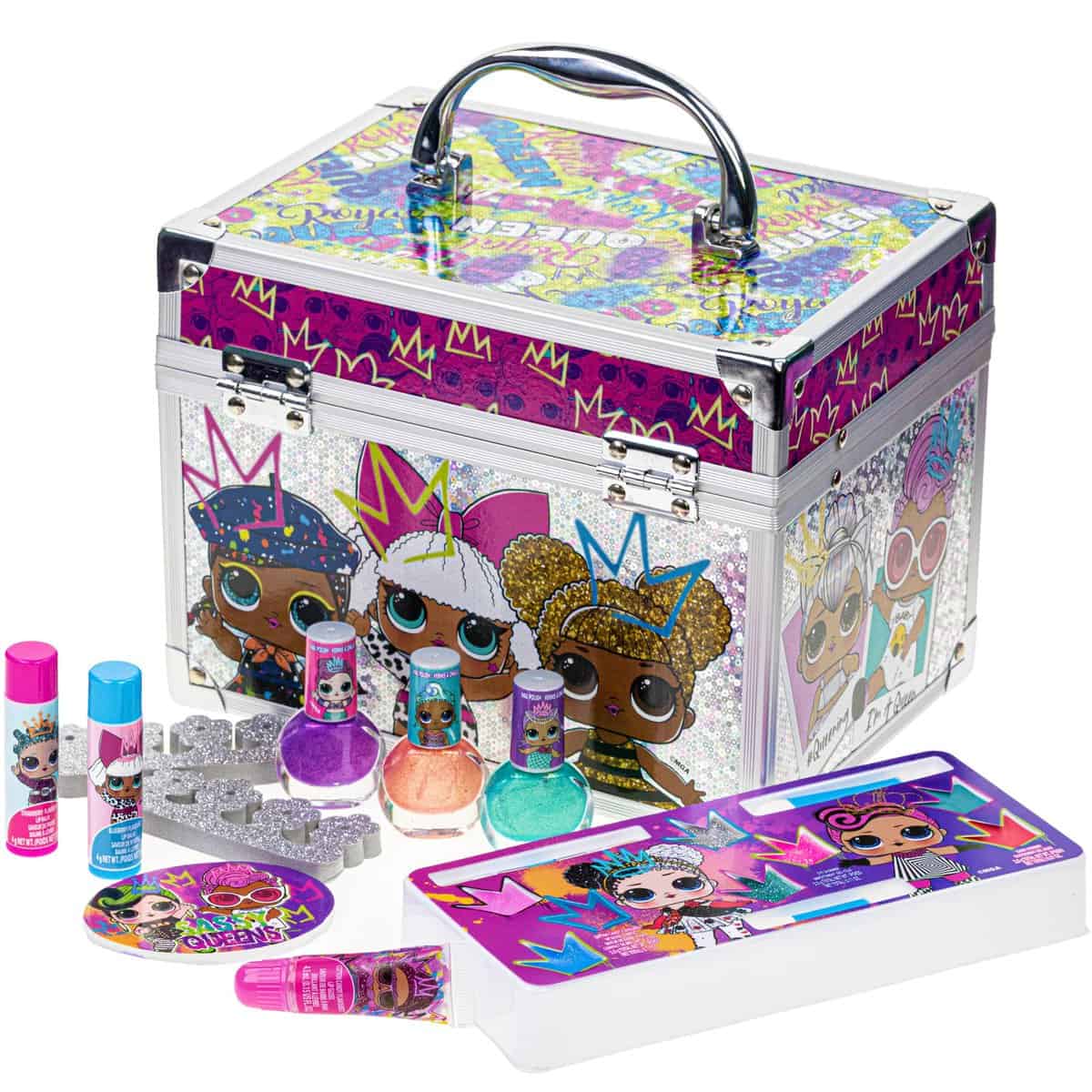 L.O.L Surprise! Townley Girl Kit trucco per bambini per ragazze, vero set trucco giocattolo lavabile, regalo di bellezza per ragazze, giochi di trucco e giochi di finzione dai 5 anni in su