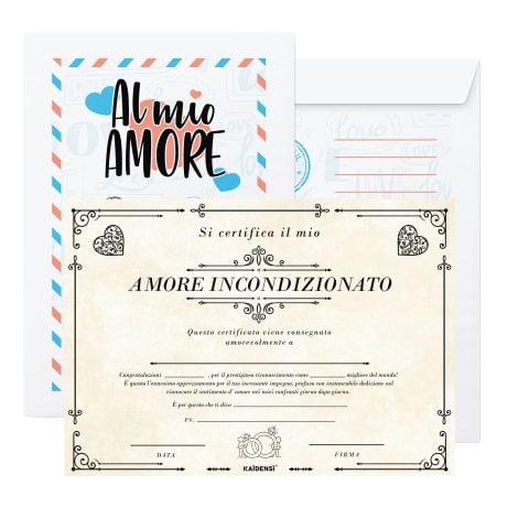 KAÏDENSÏ Regalo per San Valentino – Idee Originali per Anniversario, Compleanno Romantico – Regalo di Coppia.