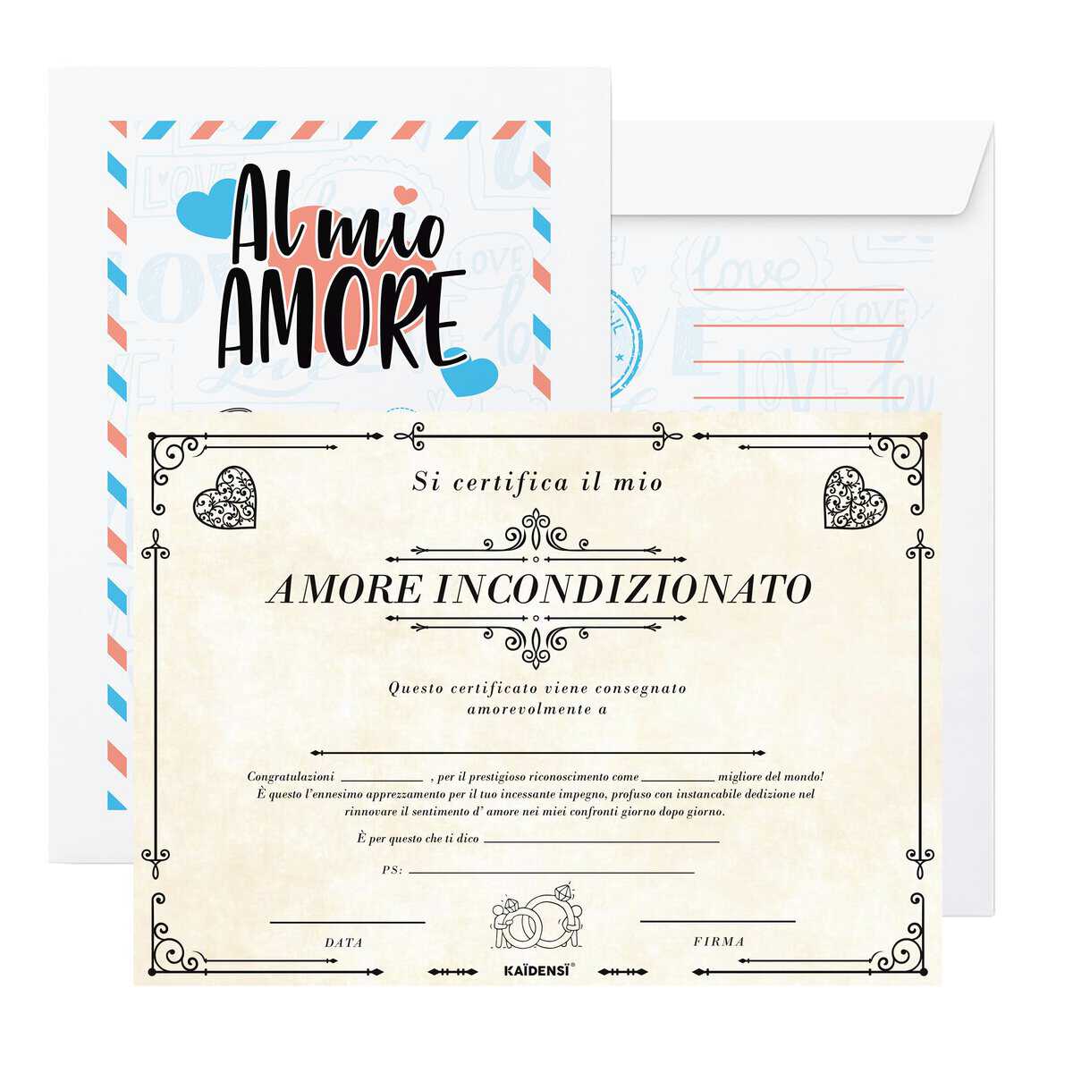KAÏDENSÏ Idea Regalo San Valentino per Lui Lei – Idee Regali Anniversario Uomo Donna Originali - Sorprese Romantiche di Compleanno - Idea Regali di Coppia Originale