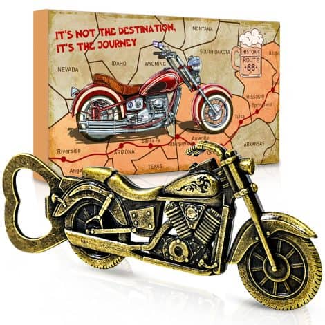 Calendario delle feste con apribottiglie moto: regalo unico e utile per uomo, papà, marito, fratello, zio.