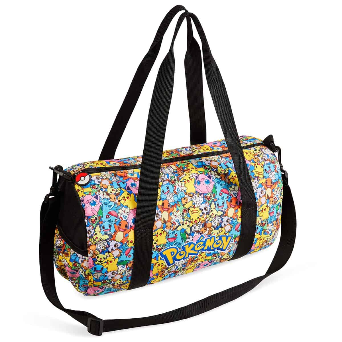 Pokémon Borsone Palestra - Borsa Piscina Bambino Bambina Borsone Da Viaggio con Tracolla Sacca Sport Calcio Idea Regalo Ragazzo Gadget Ufficiale (Multicolore)