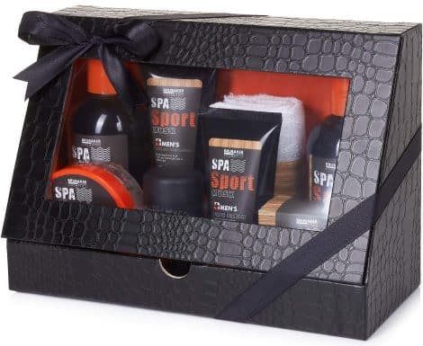 Set di Cura Maschile per Spa e Sport BRUBAKER con Gel Doccia, Shampoo, Deodorante, Crema Viso, Peeling, Lozione Corpo, Sapone