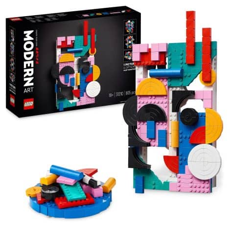 LEGO 31210 ARTE Moderna: Pittura Astratta da Costruire, Idea Regalo per Adulti e Adolescenti, per Arredare Soggiorno e Camera da Letto.