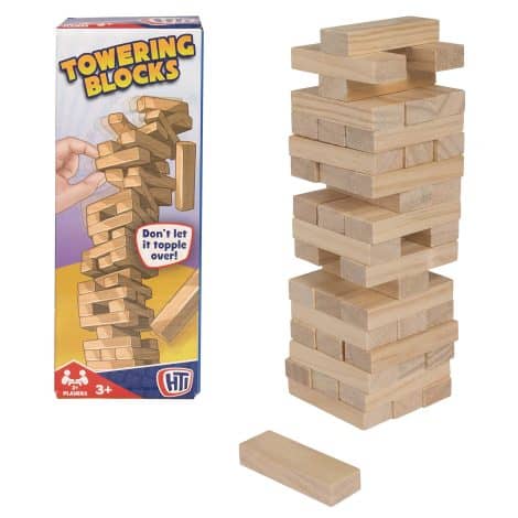 Gioco di Torre Cadente per la Famiglia | Divertimento assicurato per grandi e piccini |Regalo perfetto per i bambini | Mini Giochi da portare in viaggio