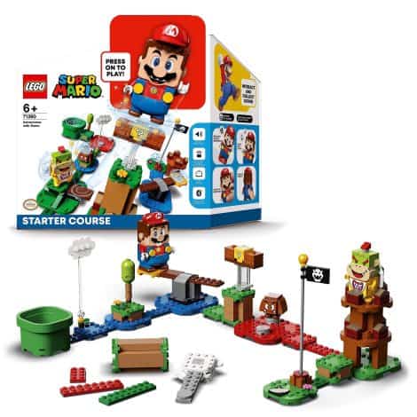 LEGO 71360 Super Mario: Inizia l’avventura con Mario – Set iniziale, divertimento creativo per bambini, regalo unico.