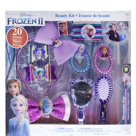 Kit accessori per capelli Disney Frozen della Townley Girl, per ragazze dai 3 anni in su (20 pezzi).