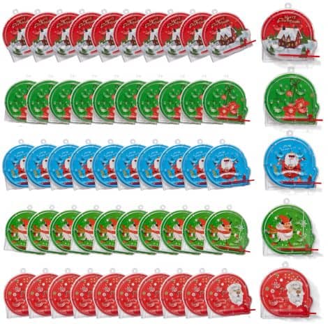 I 50 Mini Giochi di Flipper Natalizi – Perfetti per i regalini natalizi, premi in classe o feste.