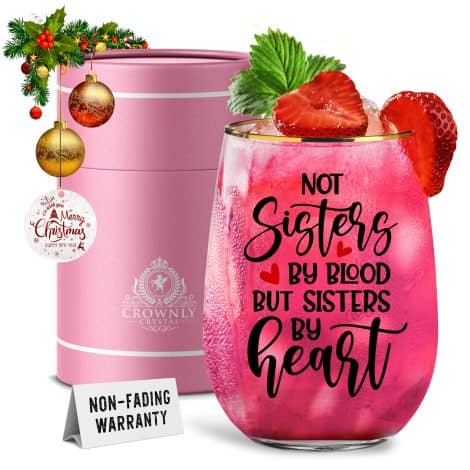 Kies® Oro per il suo bicchiere – Regalo personalizzato perfetto per Natale, compleanno o amiche speciali.