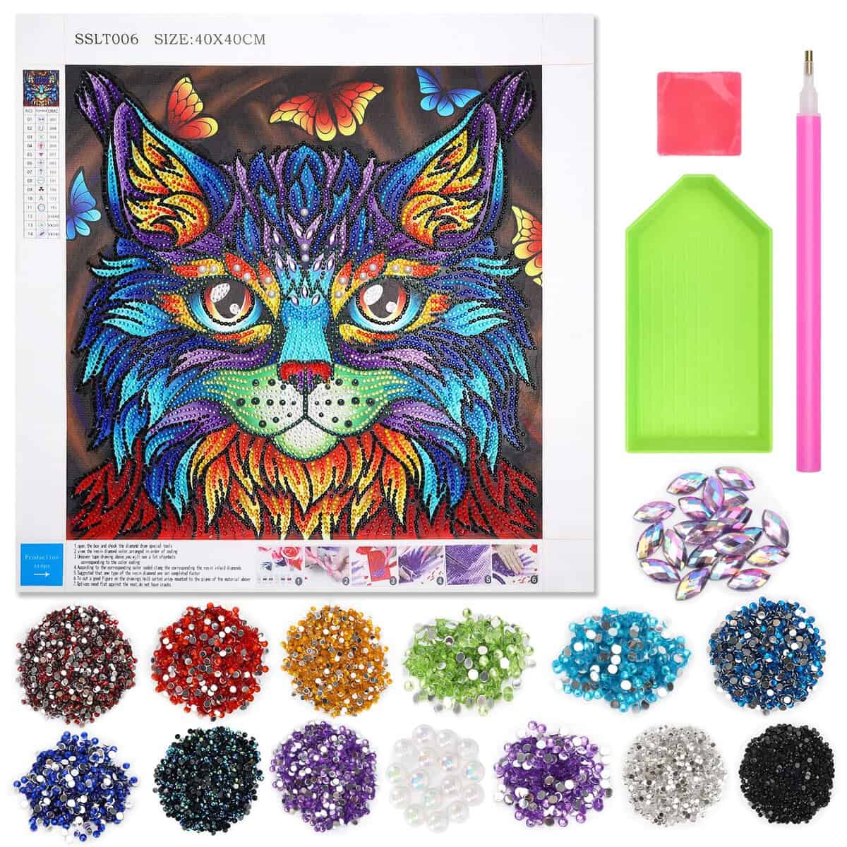 Dikence Diamond Painting per bambini e adolescenti Set fai da te giocattoli per ragazze dagli 8 ai 12 anni - Regali popolari per bambini
