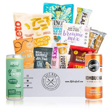 Cestino Vita Sana – Scatola regalo di snack e bevande vegane, approvata dal nutrizionista.