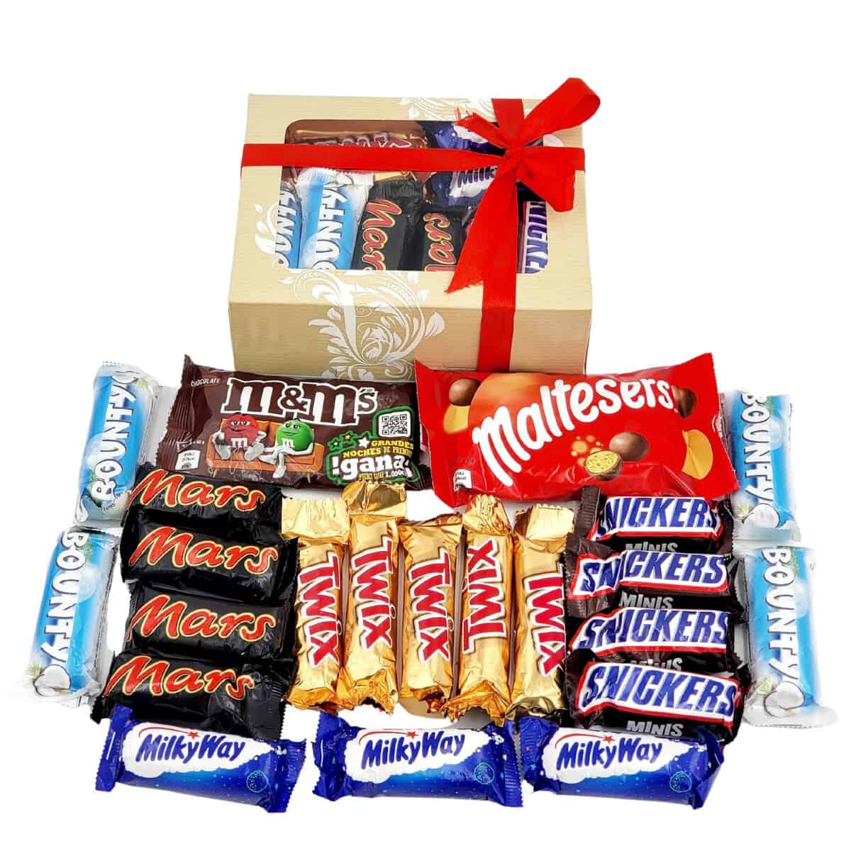 VILAER Scatola Cioccolatini Regalo, Originale, Regalare per Compleanni, Anniversari, Natale, Confezione Assortita di Cioccolatini Preferiti, Varietà (MARS)