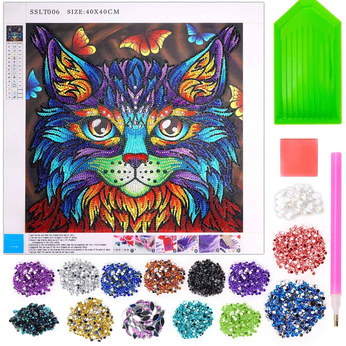 Regalo Bambino 8-13 Anni Pittura Diamante 5d, Tutto Giochi Regalo di Compleanno