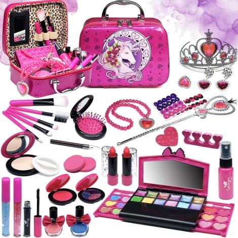 Set di Trucco per Ragazzine – Sicuro, Anallergico e Non Tossico, Ideale per Regali di Compleanno e Natale.