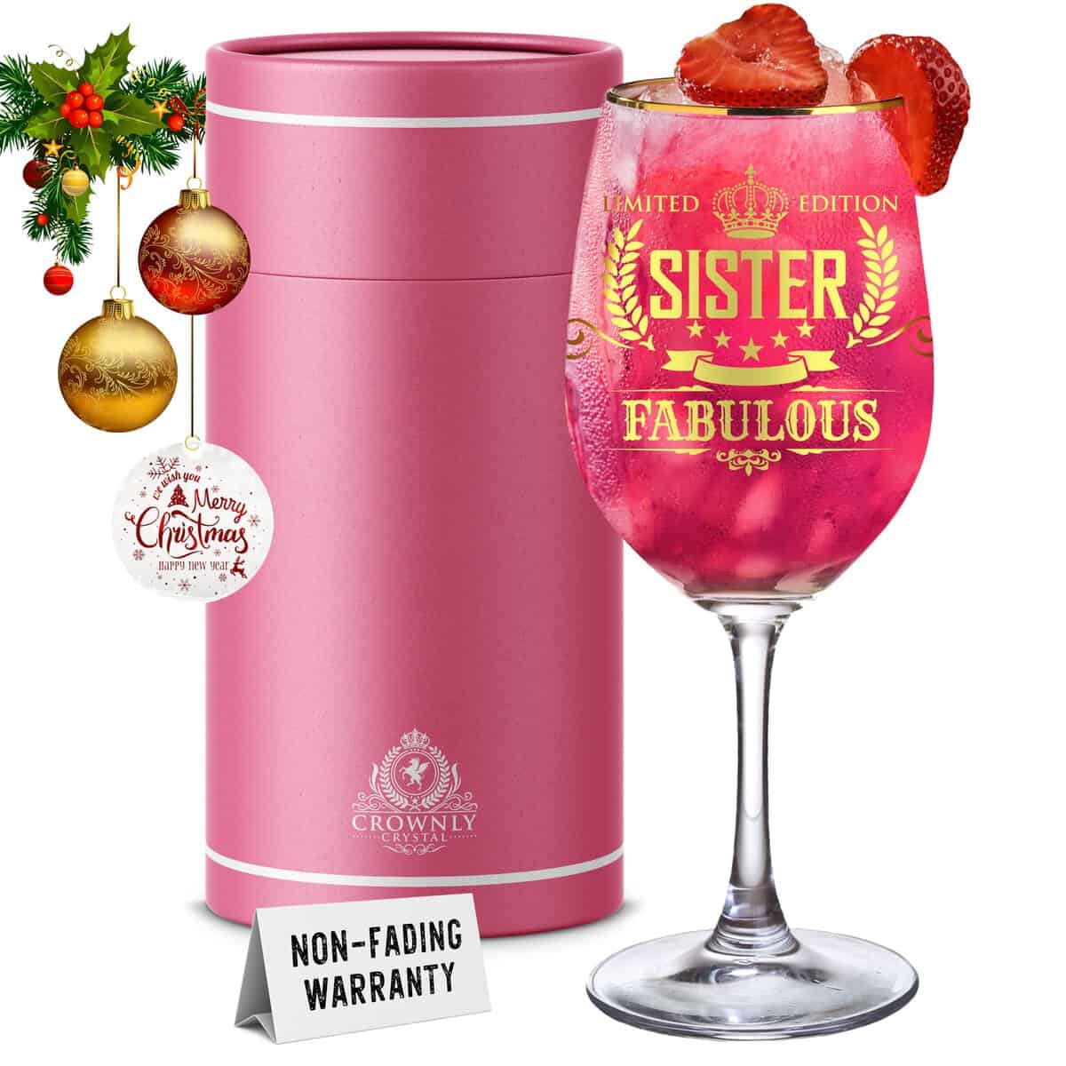 Kies®GIFT Regalo Sorella Bicchieri Vino Regalo Donna Compleanno Tazza Personalizzata Idee Regalo Donna Tazze Divertenti Personalizzata Idea Regalo Zia compleanno Idee Per Regali Originali Amica Mug